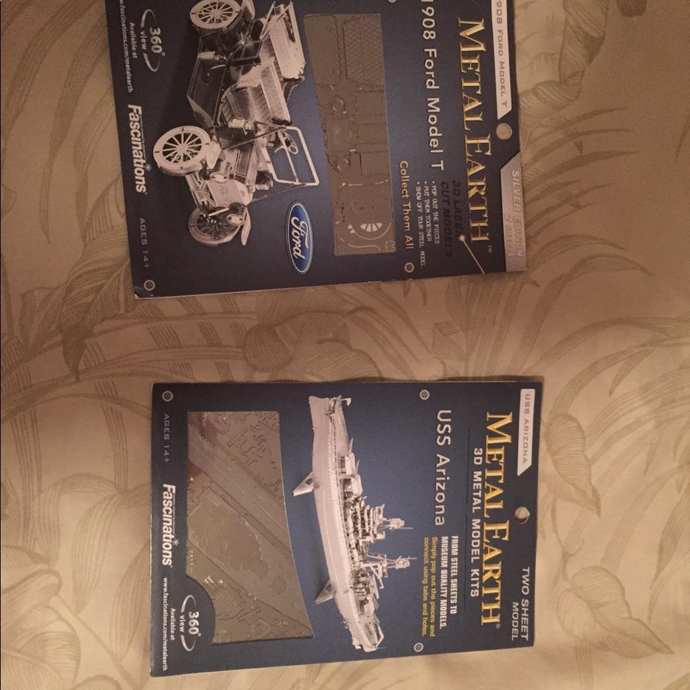 2 3D Metal Model Kits